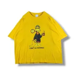 【1152】　JERZEES　90's　短丈Tシャツ　サイズL　イエローのサムネイル