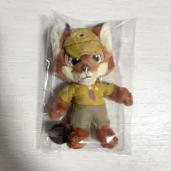 ニック・ワイルド ぬいぐるみ 香港ディズニー プラッシュキーチェーンキーホルダー