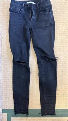 AZUL by MOUSSY スキニーデニム ブラック XXS