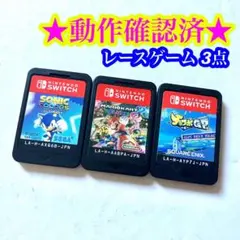 Switch チョコボGP マリオカート8 デラックス ソニックカラーズ 3点