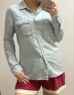 tommy girl デニムシャツ　M