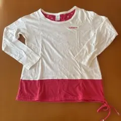adidas NEOホワイト×ピンク　長袖Tシャツ　S