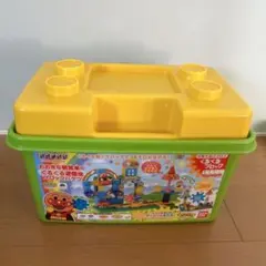 バンダイ おおきな観覧車のくるくる遊園地ブロックバケツ アンパンマン