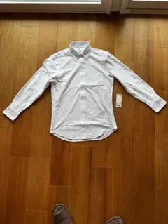 ユニクロ　スーパーノンアイロンジャージースリムシャツ/ボタンダウン