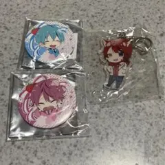 すとぷり 莉犬 ころん さとみ 缶バッジ キーホルダー