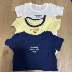 新品未使用　メッシュ肌着ロンパース 3点セット 90cm