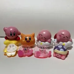 星のカービィ　ゆらゆらマスコット　クリップ　8個セット　カービィ　スカーフィ