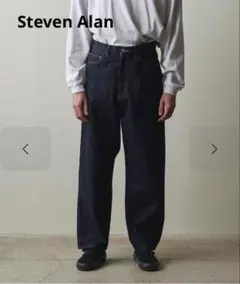 Steven Alan デニム 5ポケット バギー テーパード パンツのサムネイル