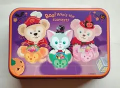 【ディズニー】ダッフィー&フレンズ お菓子缶 ハロウィン