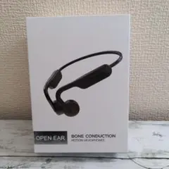 骨伝導ワイヤレスイヤホン ブラック