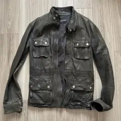 EMPORIO ARMANI レザージャケット イタリア製のサムネイル