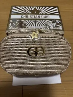CHRISTIAN DIOR ゴールドポーチ