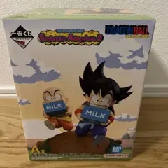 ドラゴンボール　一番くじ　A賞　孫悟空&クリリン牛乳配達フィギュア