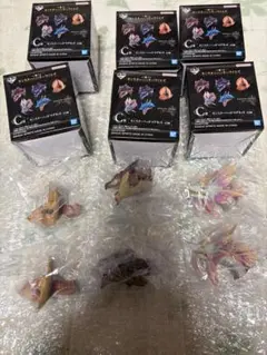 モンスターハンター　一番くじ　C賞　モンスターヘッドマグネット　4種6個セット