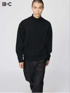 【即日発送】UNIQLO C ローゲージハイネックセーター