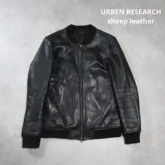 専用 URBEN RESEARCH / レザー ライダース ジャケット ブルゾンのサムネイル