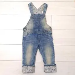 デニムブルー オーバーオール 1歳半～2歳