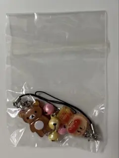 リラックマ アンパンマン チャーム付きストラップ