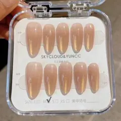 ゴールドグラデーション　ネイル