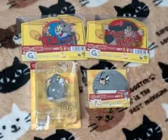 トムとジェリー ハッピーくじ A賞 自分を丸めるトム フィギュア 他