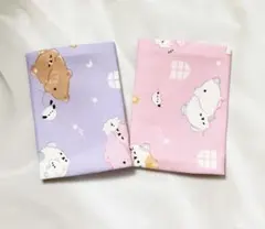 ２点セット　ミニポケットティッシュケース　入園　入学　ファンシー　くま　犬