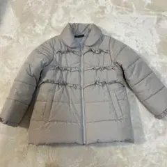 BeBe 可愛いフリル付きコート ベージュ　120