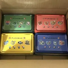 【新品未開封】ポケモン2025メリーチョコレート 4缶コンプリートセット