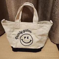 Pearly Gates スマイリーフェイス トートバッグ