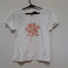 コムサイズム COMME CA  ISM 白のテイシャツ