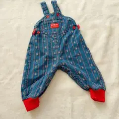ヴィンテージ　オシュコシュ　オーバーオール　くま　デニム　70