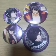 銀魂 高杉晋助 缶バッジ 4個セット