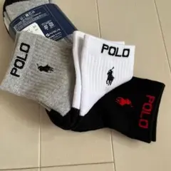 POLO RALPH LAUREN ポロラルフローレン 靴下 男性用 ３足セット