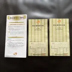JR東海 株主優待割引券 2枚セット 有効期限2027年6月30日のサムネイル