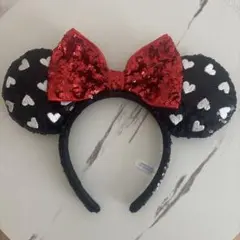 ディズニー　ミニー　カチューシャ ハート