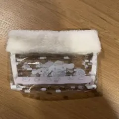 ファー付き透明ポーチ シナモロール