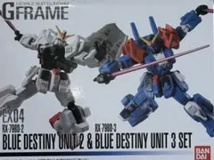 機動戦士ガンダム Gフレーム EX04 ブルーディスティニーセットのサムネイル