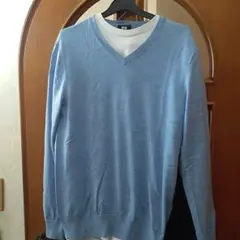 さらにお値下げ‼️ユニクロVネック メリノウール100%ニットセーターM