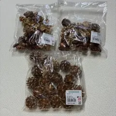 クリスマスリース 花材 材料 松ぼっくり ゴールド 大地農園