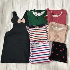 子供服 まとめ売り 90サイズ 女の子 春 秋 7点 ミキハウス他