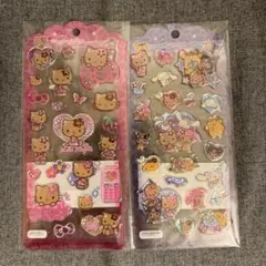 サンリオ　正規品　ドロップジェリーシール　日焼けキティ　キティ　クロミ　マイメロ