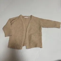 ZARA ベビー カーディガン 6-12ヶ月 ベージュ