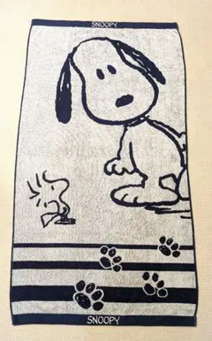 スヌーピーふんわりバスタオル ローソン限定品