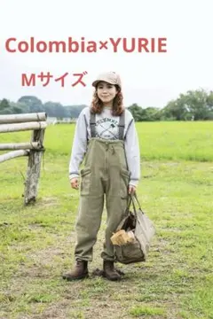 Colombia×YURIEフリース　サロペットオーバーオール　オリーブブラウン