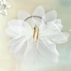 フラワーデザイン ヘアゴム