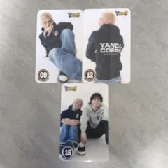 Y＆U トレーディングカード 3枚セット　9・12・15