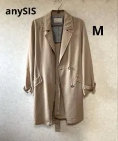 anySiS エニシス ベージュ トレンチコート レディース M