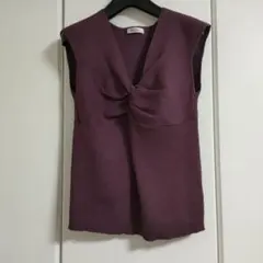 INGNI パープル ノースリーブ トップス