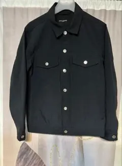 ナノユニバース トウキョウ 銀ボタン シアサッカー コーチジャケット ネイビー