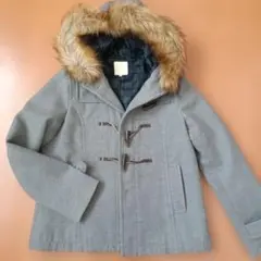 earth music & ecology ダッフルコート グレー