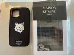 ⭐︎casetify×メゾン キツネ iPhoneケース13mini 黒　箱付